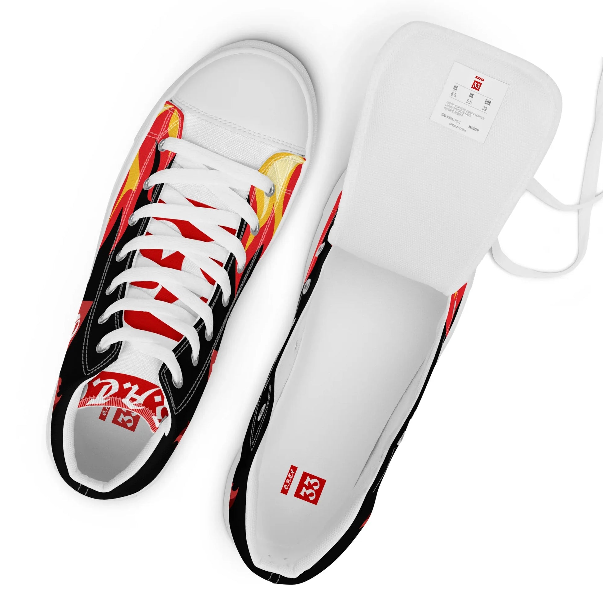 Spiritfilled Men’s high top canvas shoes - Da G.A.T.E 33