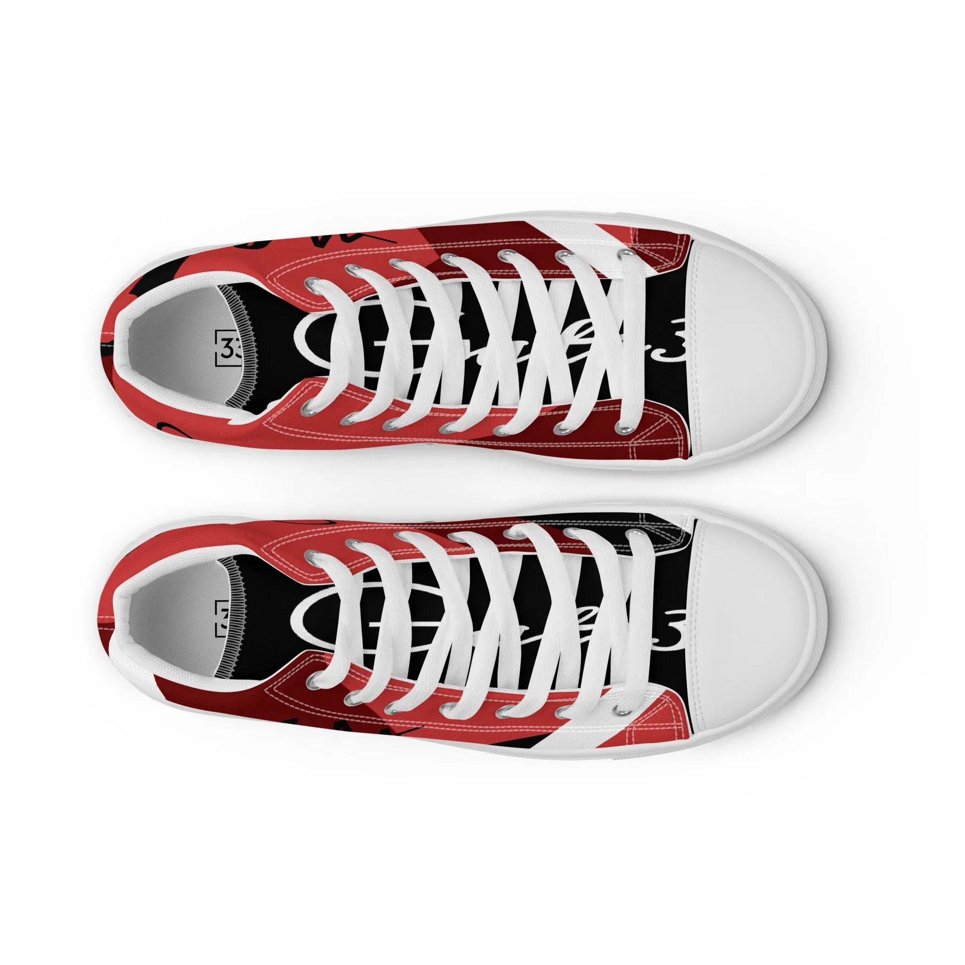 God Vibes Onliy Men’s high top canvas shoes - Da G.A.T.E 33
