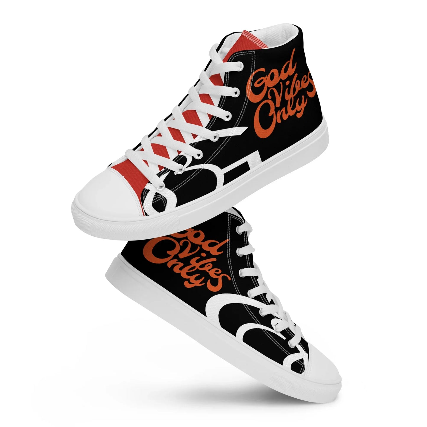 God Vibes Only Men’s high top canvas shoes - Da G.A.T.E 33