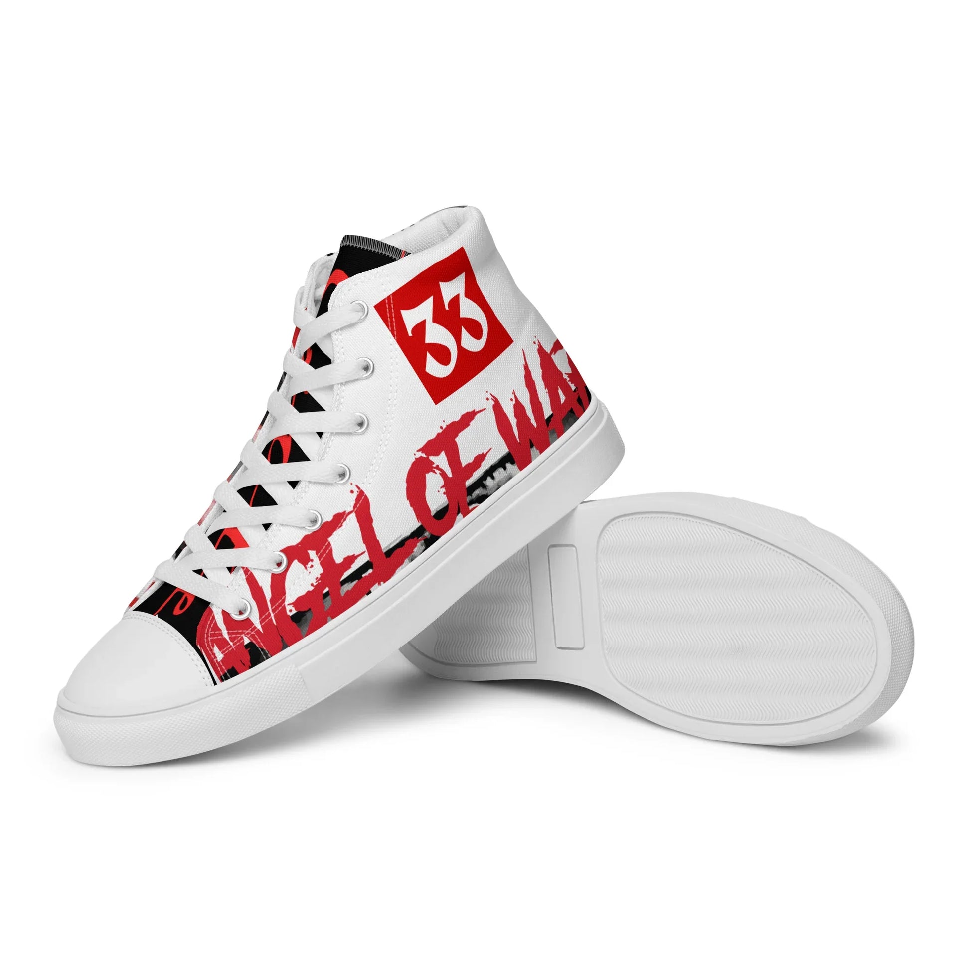 Angel of War Men’s high top canvas shoes - Da G.A.T.E 33