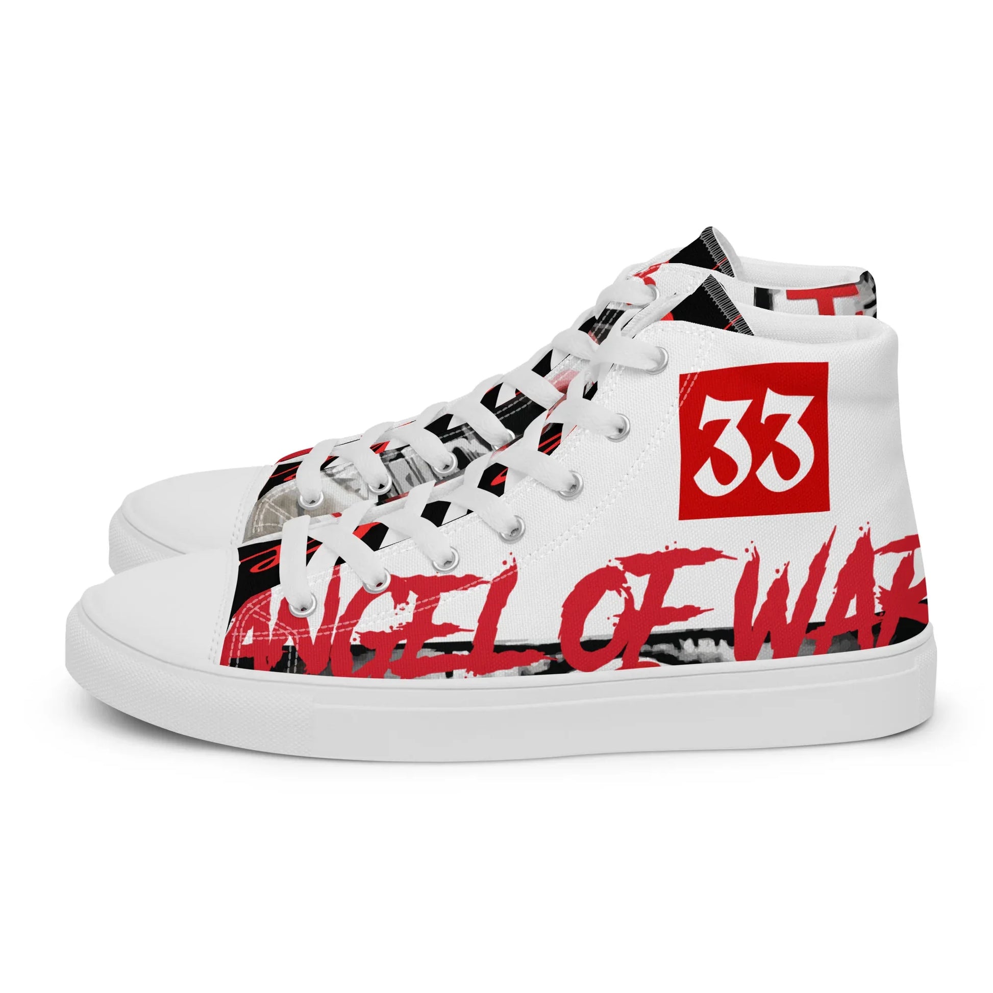 Angel of War Men’s high top canvas shoes - Da G.A.T.E 33