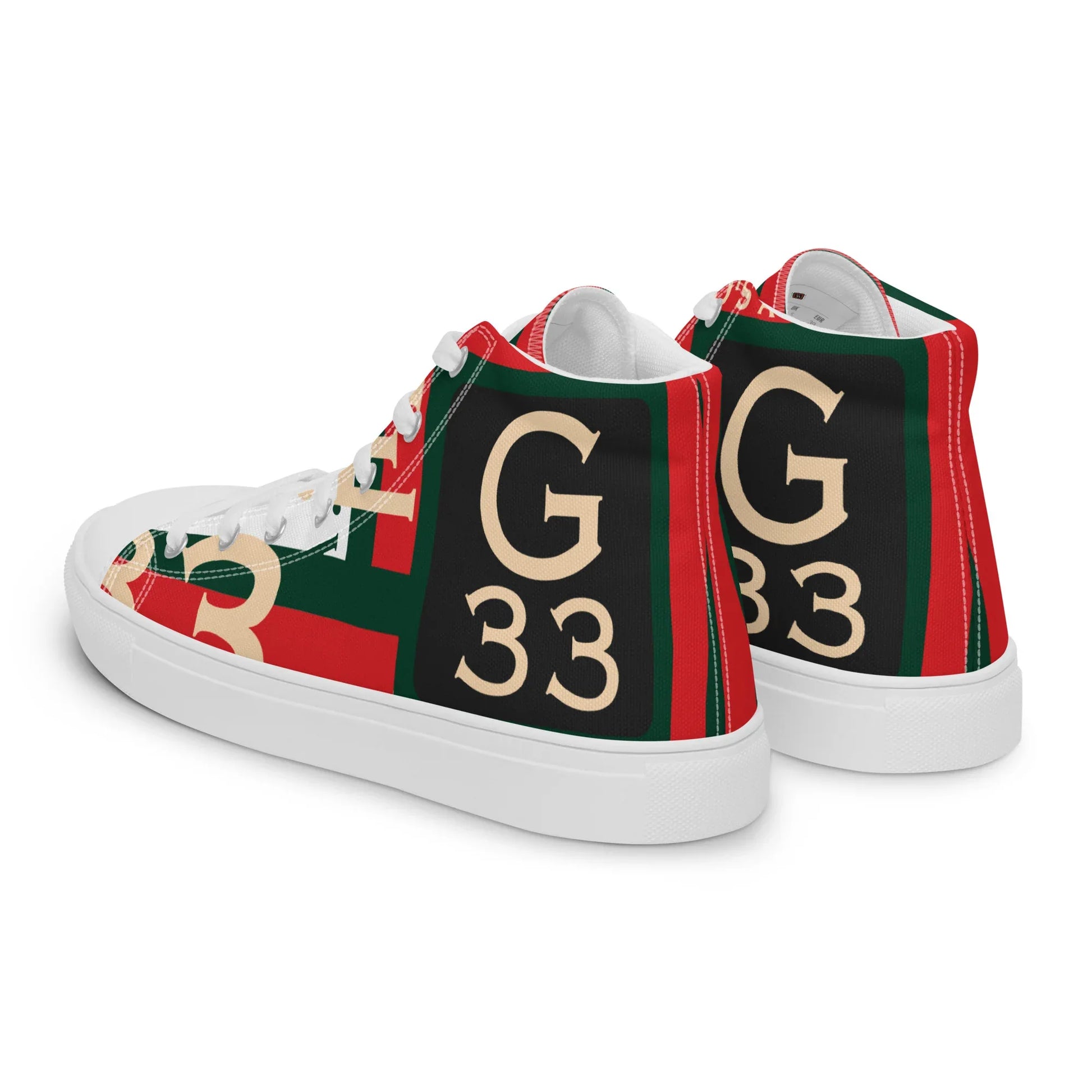 Gate33 Classic Men’s high top canvas shoes - Da G.A.T.E 33