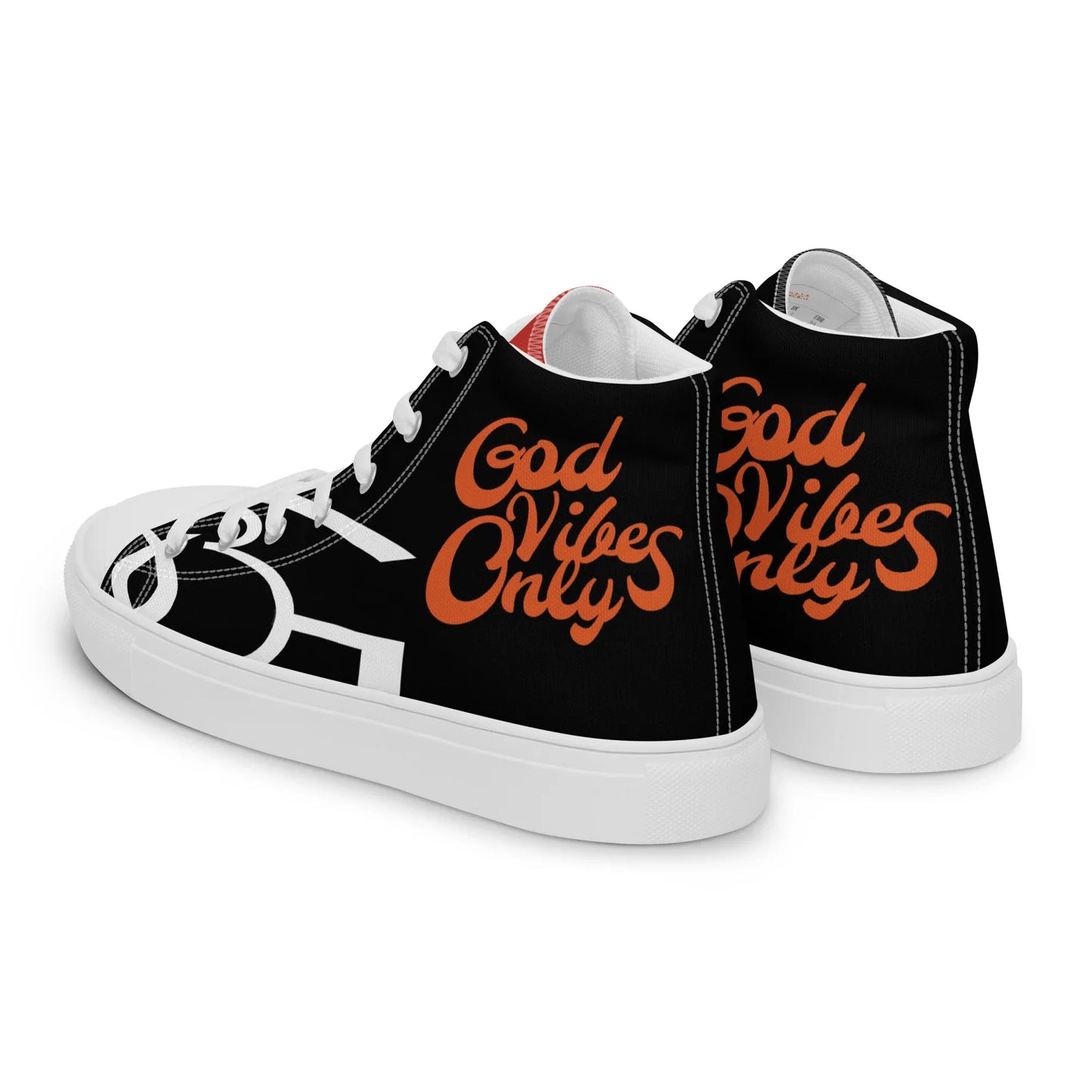God Vibes Only Men’s high top canvas shoes - Da G.A.T.E 33