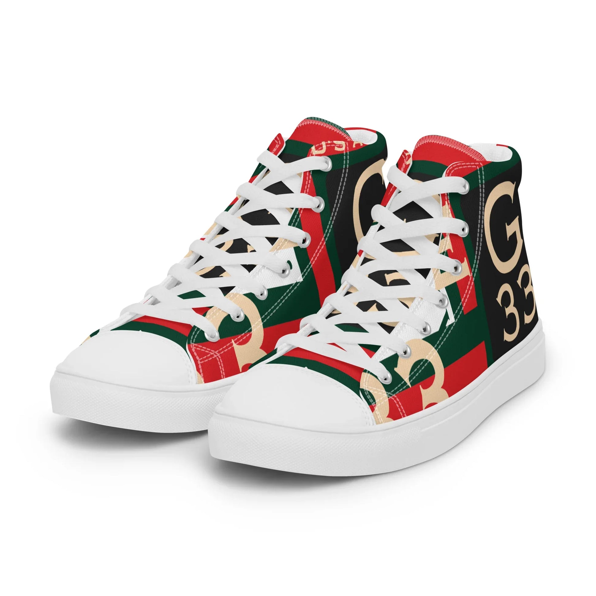Gate33 Classic Men’s high top canvas shoes - Da G.A.T.E 33