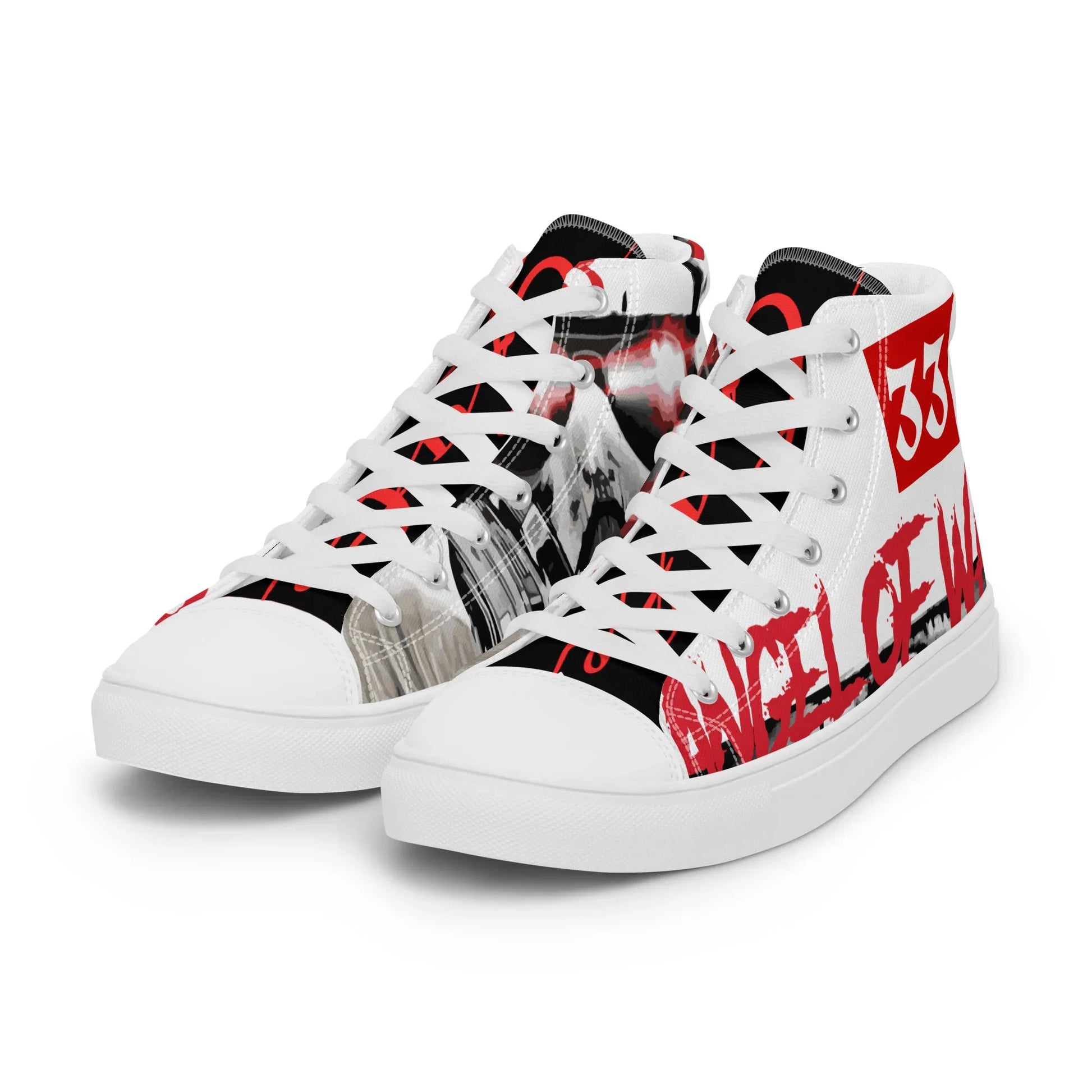 Angel of War Men’s high top canvas shoes - Da G.A.T.E 33