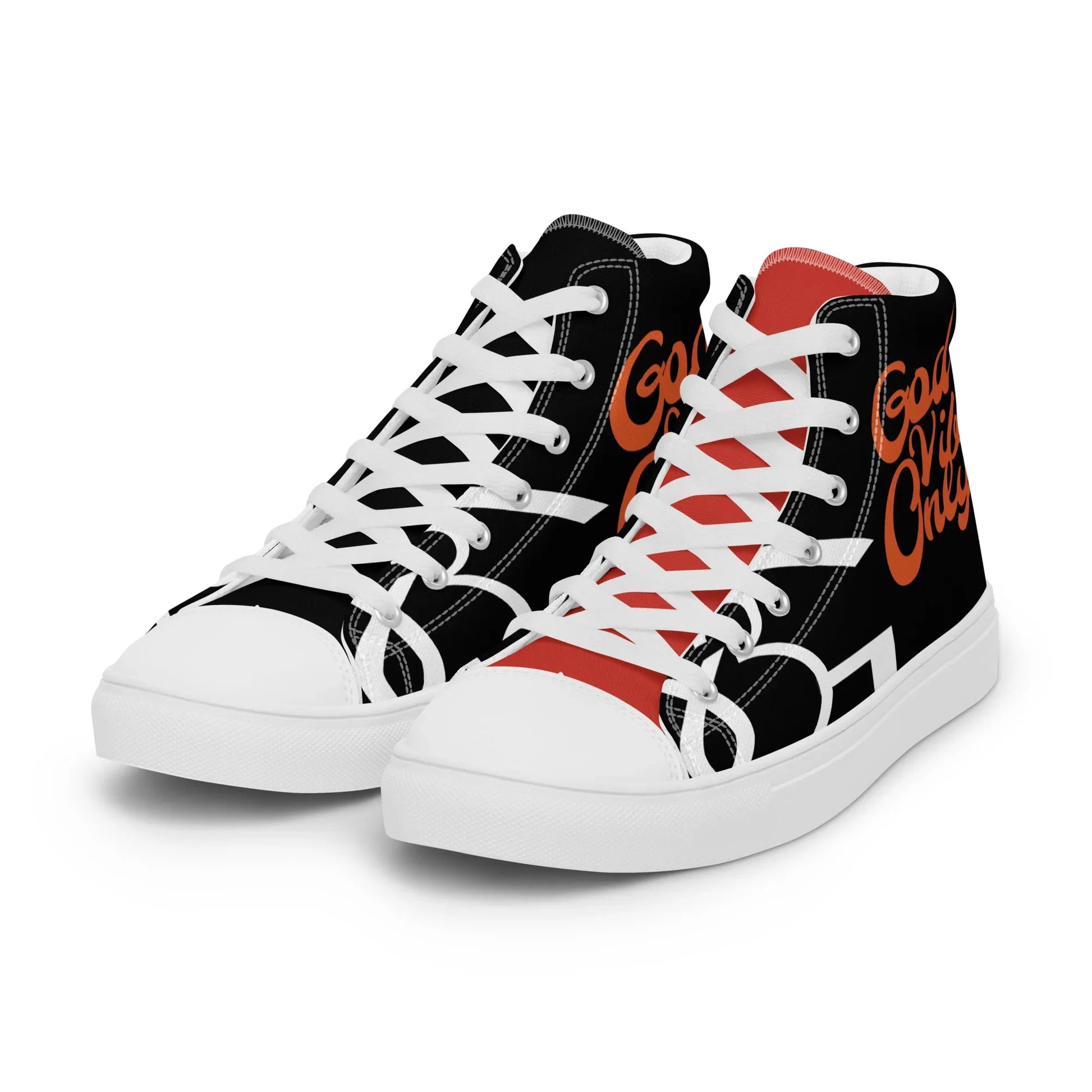 God Vibes Only Men’s high top canvas shoes - Da G.A.T.E 33