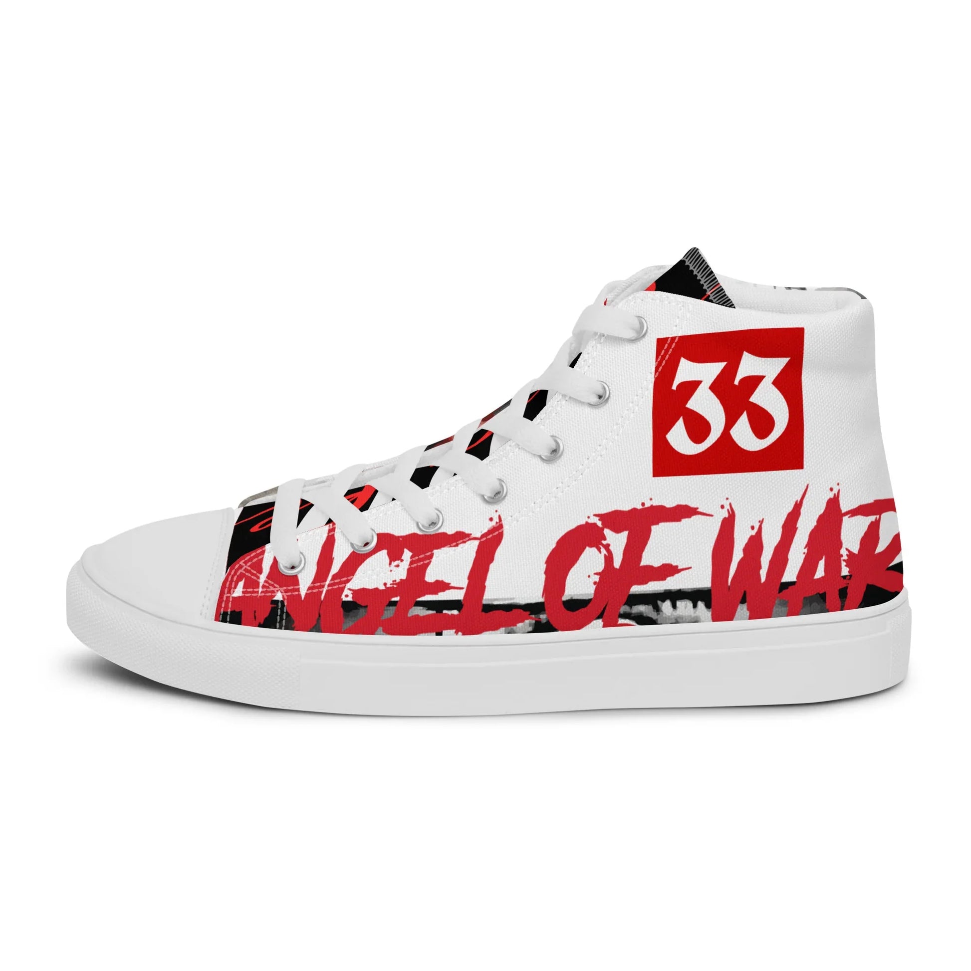 Angel of War Men’s high top canvas shoes - Da G.A.T.E 33