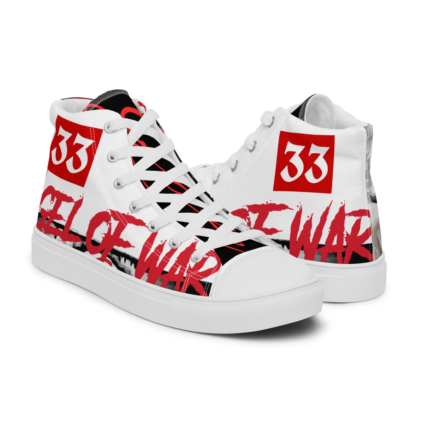 Angel of War Men’s high top canvas shoes - Da G.A.T.E 33