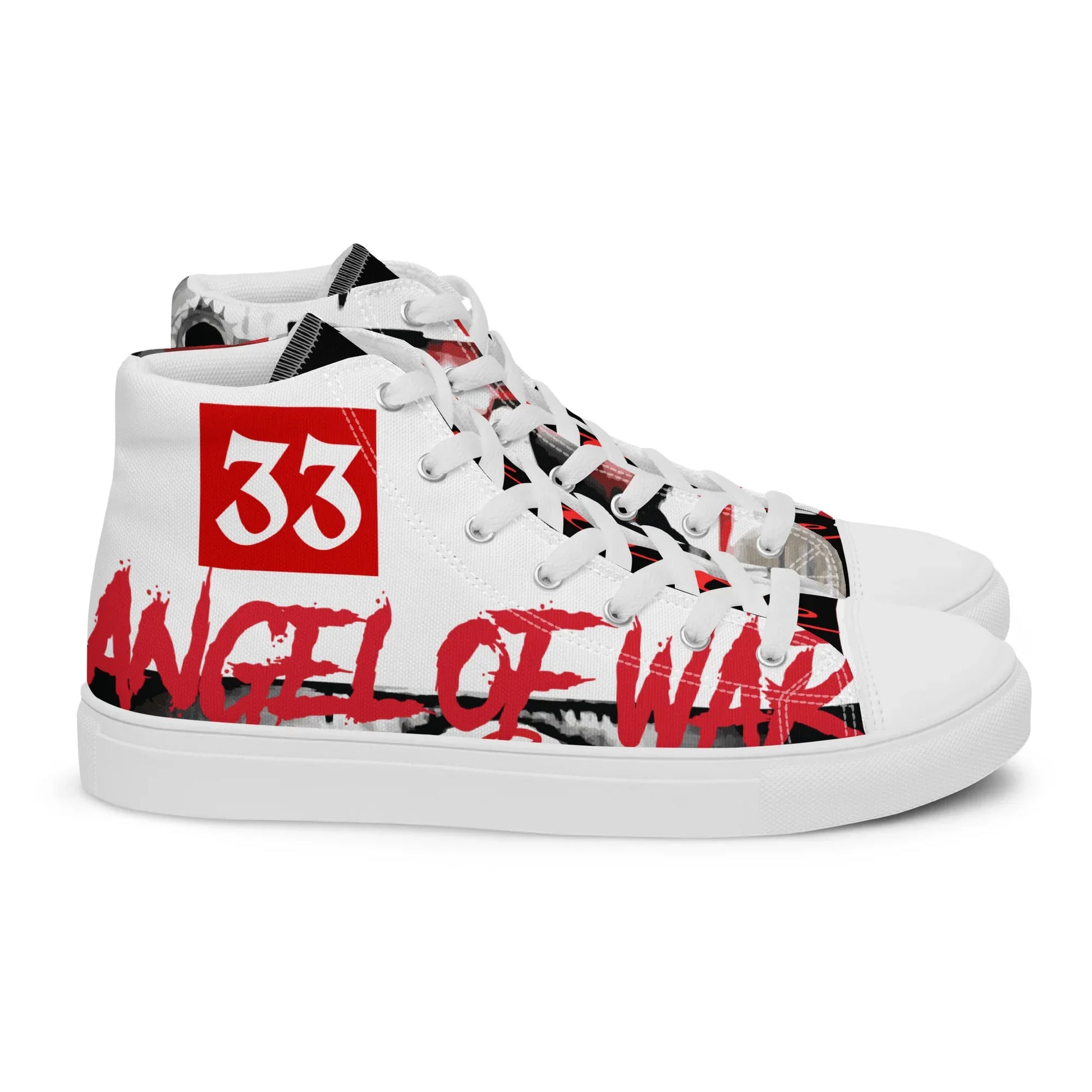 Angel of War Men’s high top canvas shoes - Da G.A.T.E 33
