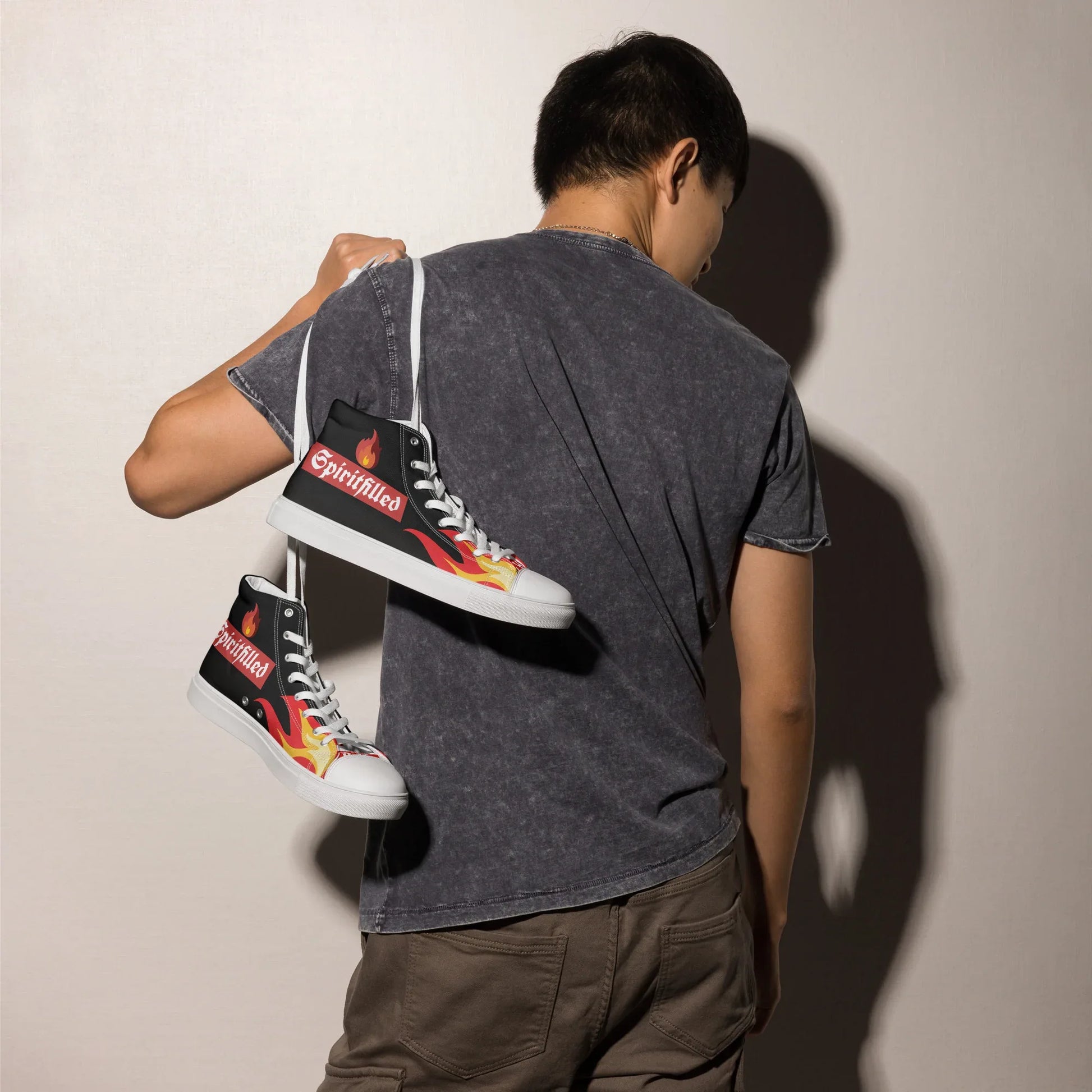 Spiritfilled Men’s high top canvas shoes - Da G.A.T.E 33