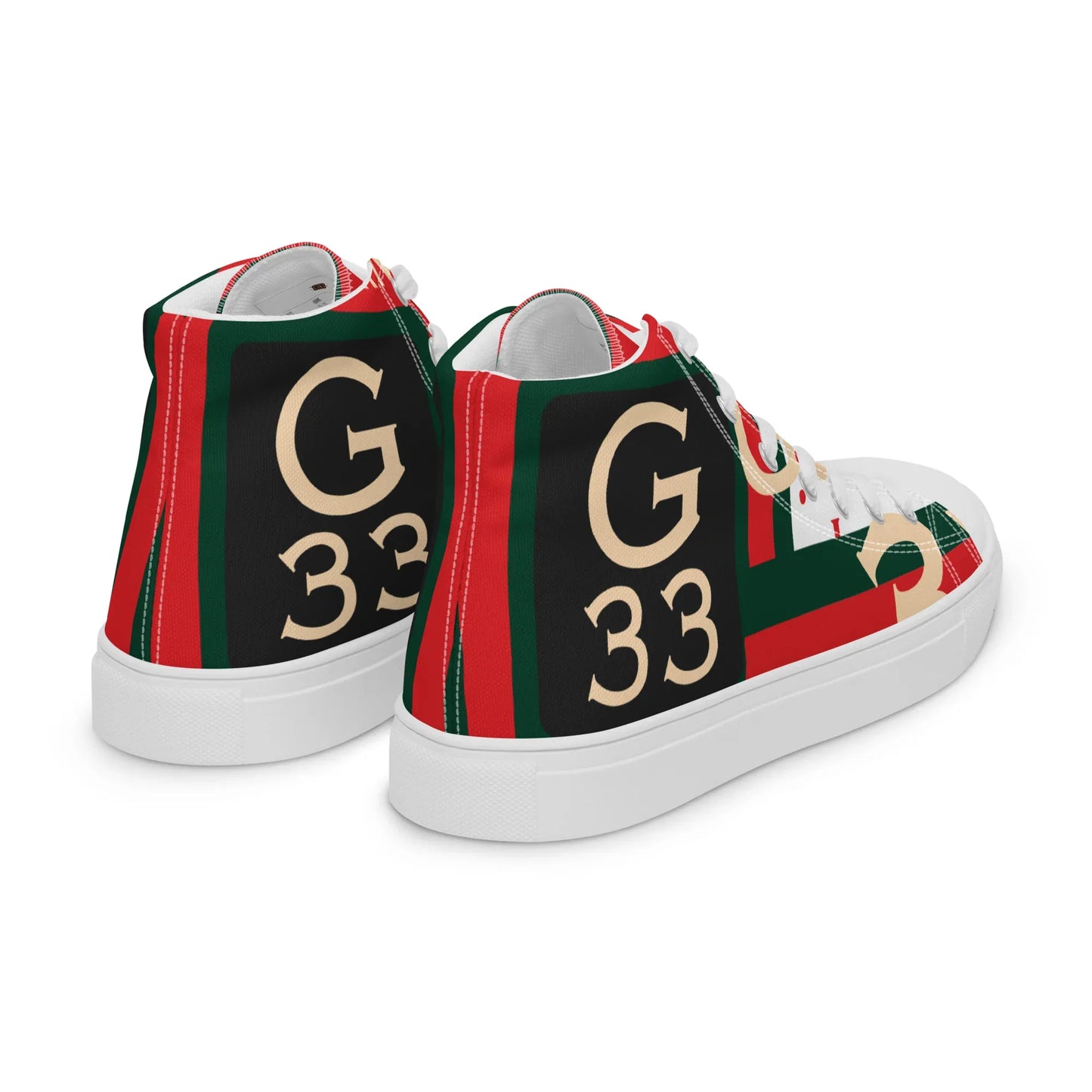 Gate33 Classic Men’s high top canvas shoes - Da G.A.T.E 33