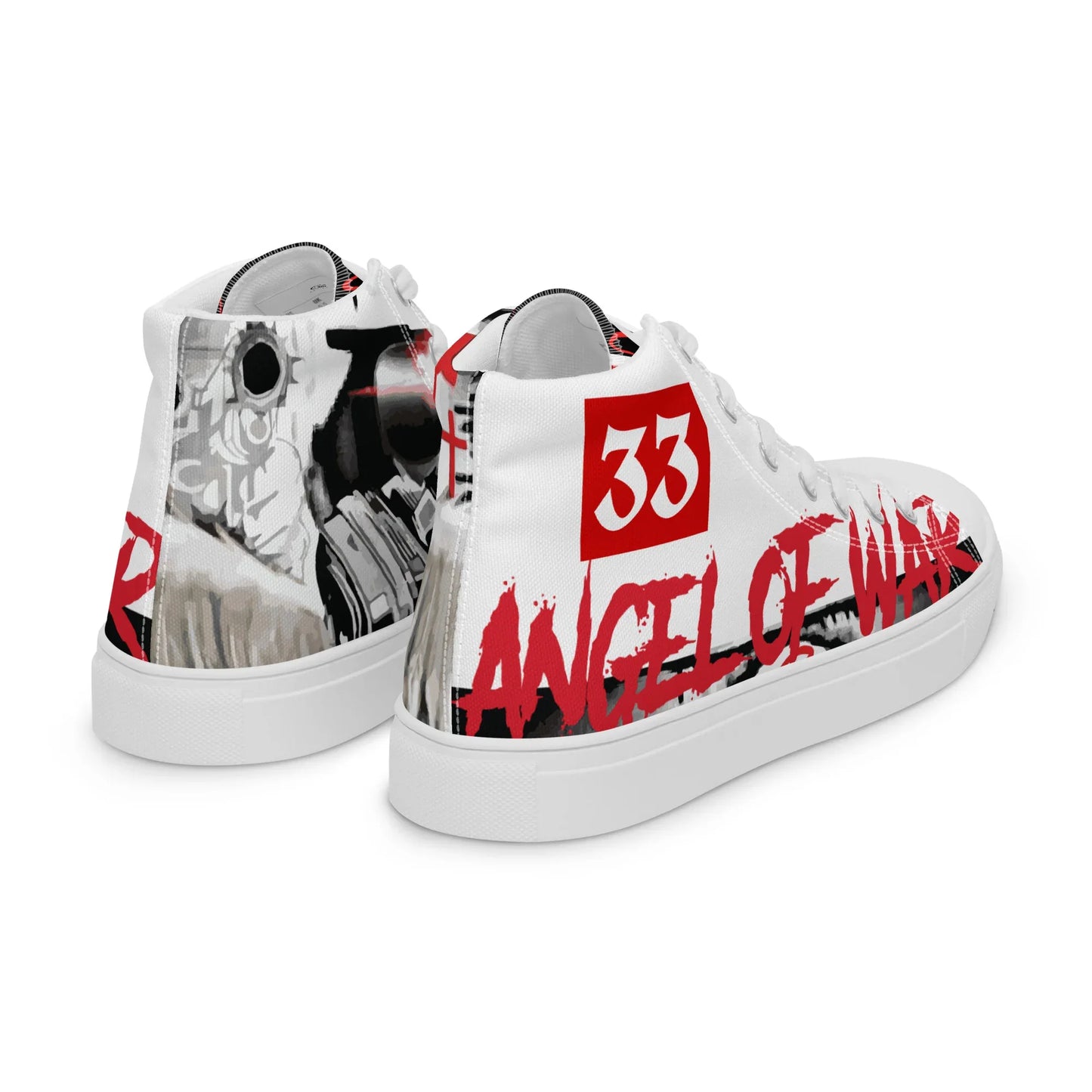 Angel of War Men’s high top canvas shoes - Da G.A.T.E 33