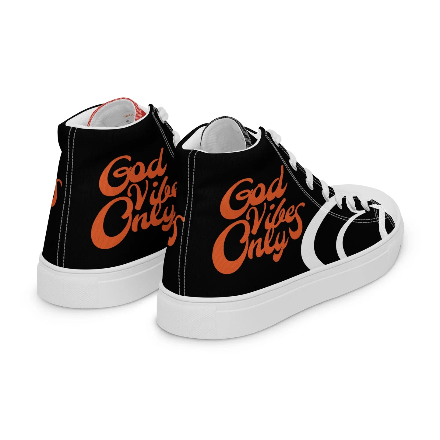 God Vibes Only Men’s high top canvas shoes - Da G.A.T.E 33