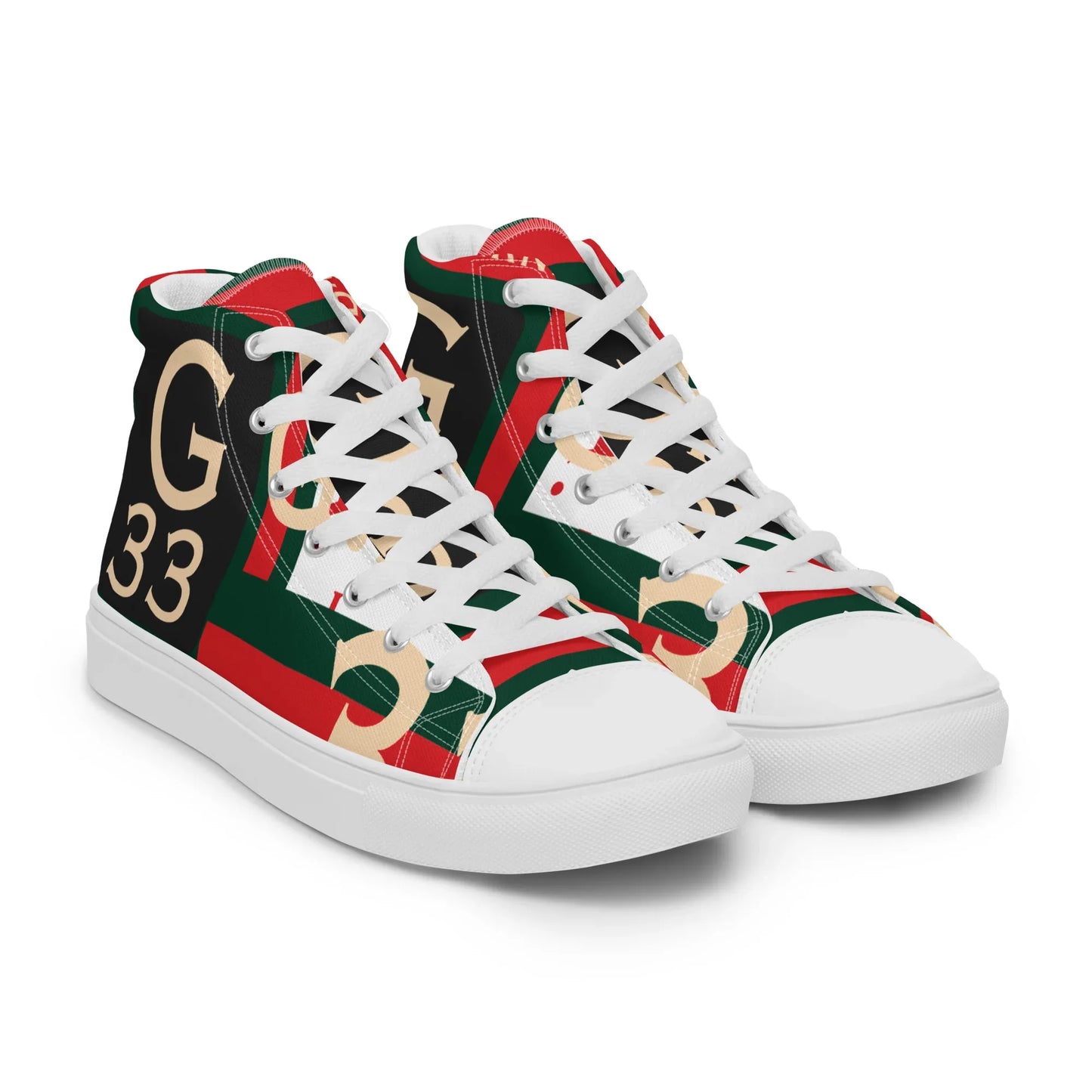 Gate33 Classic Men’s high top canvas shoes - Da G.A.T.E 33