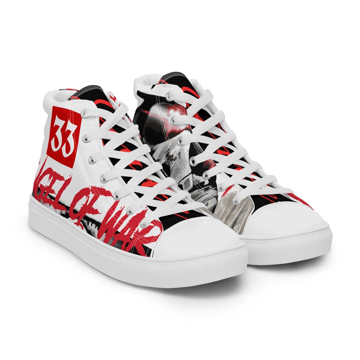 Angel of War Men’s high top canvas shoes - Da G.A.T.E 33