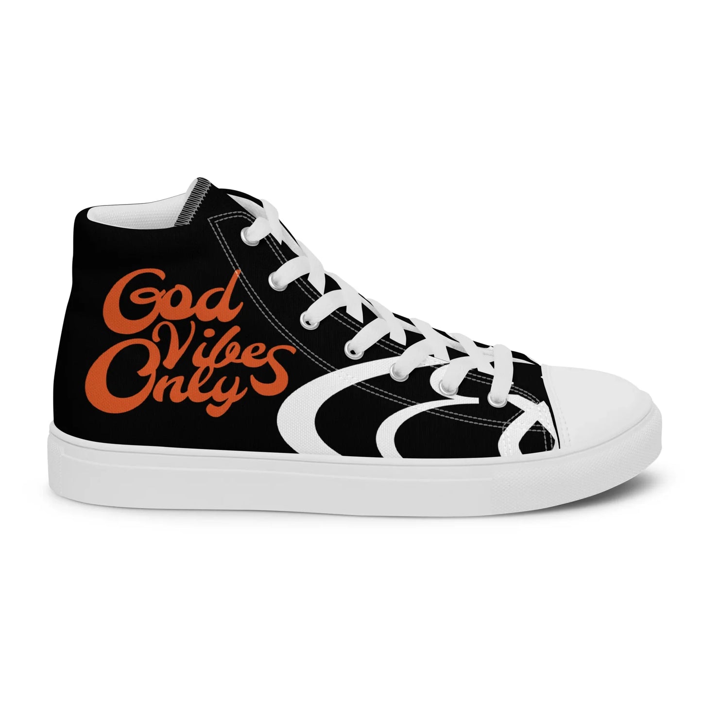 God Vibes Only Men’s high top canvas shoes - Da G.A.T.E 33