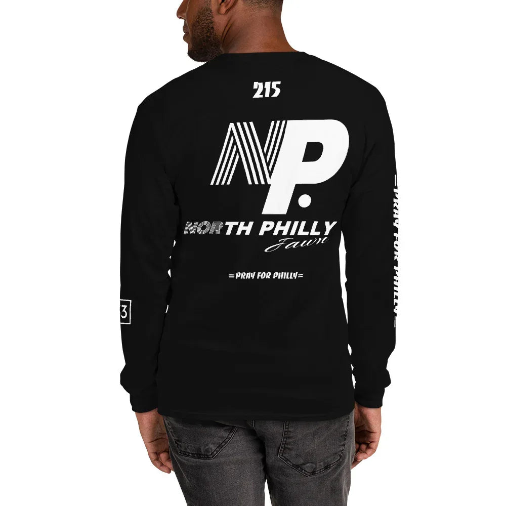 PRAY FOR PHILLY Men’s Long Sleeve Shirt - Da G.A.T.E 33