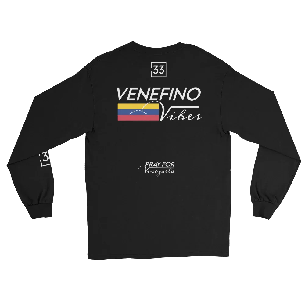 Pray for Venezuela Men’s Long Sleeve Shirt - Da G.A.T.E 33