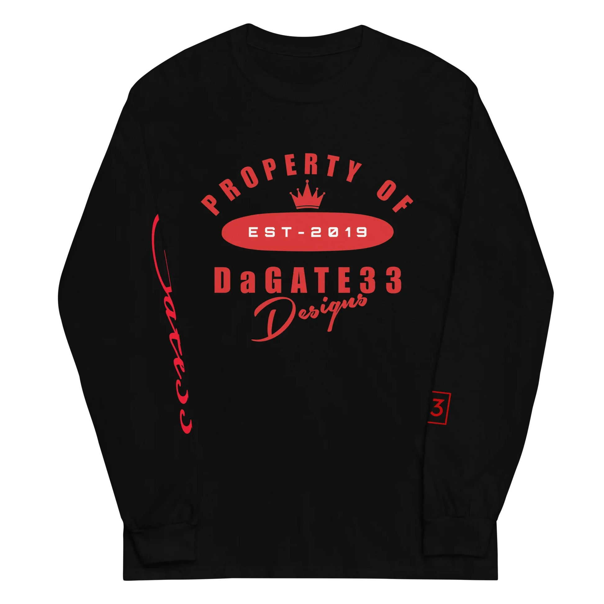 Gate33 Men’s Long Sleeve Shirt - Da G.A.T.E 33