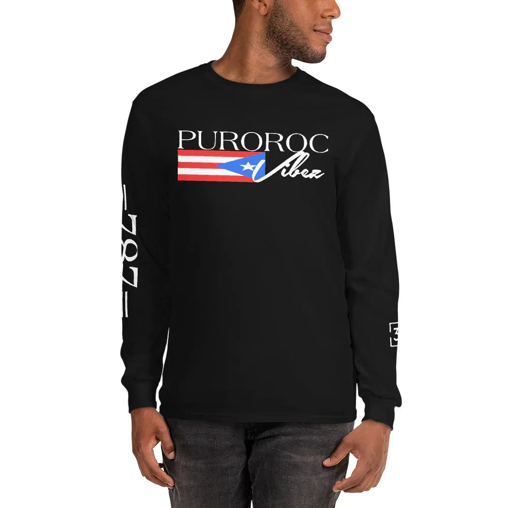 PRAY FOR PR Men’s Long Sleeve Shirt - Da G.A.T.E 33
