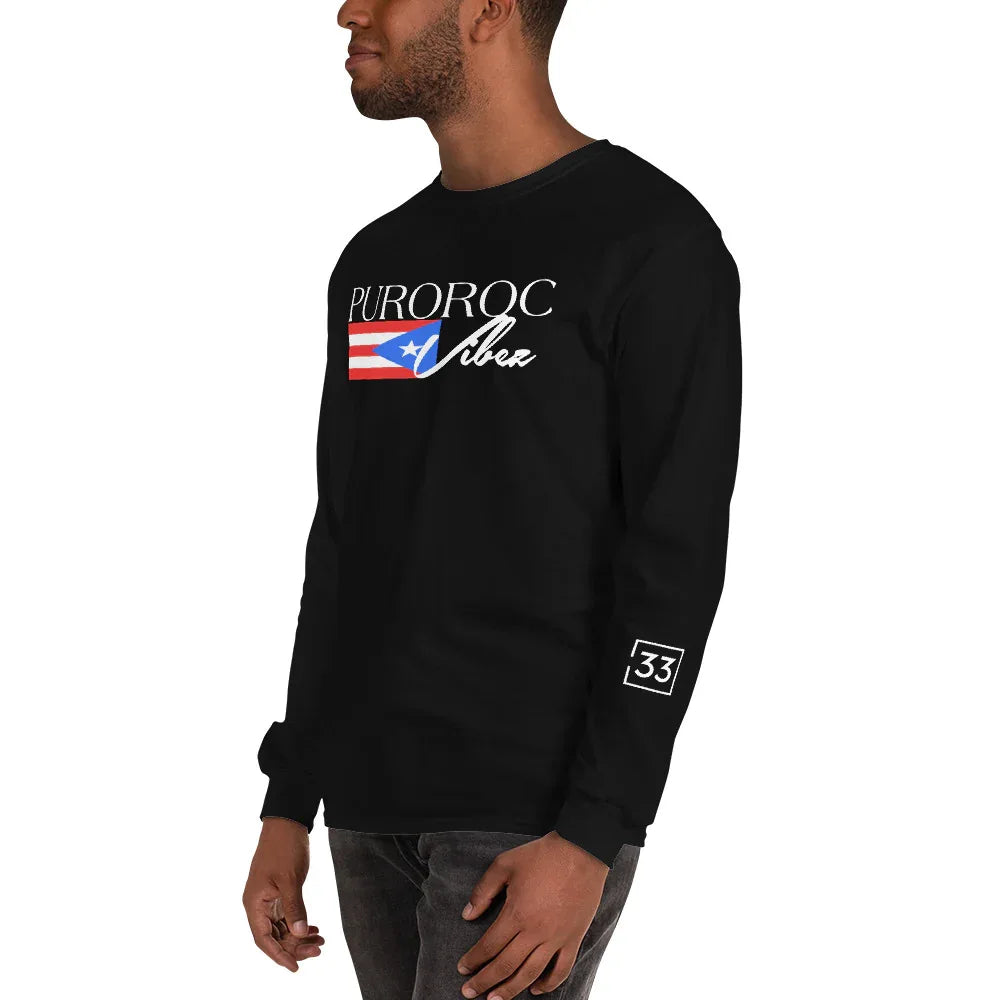 PRAY FOR PR Men’s Long Sleeve Shirt - Da G.A.T.E 33