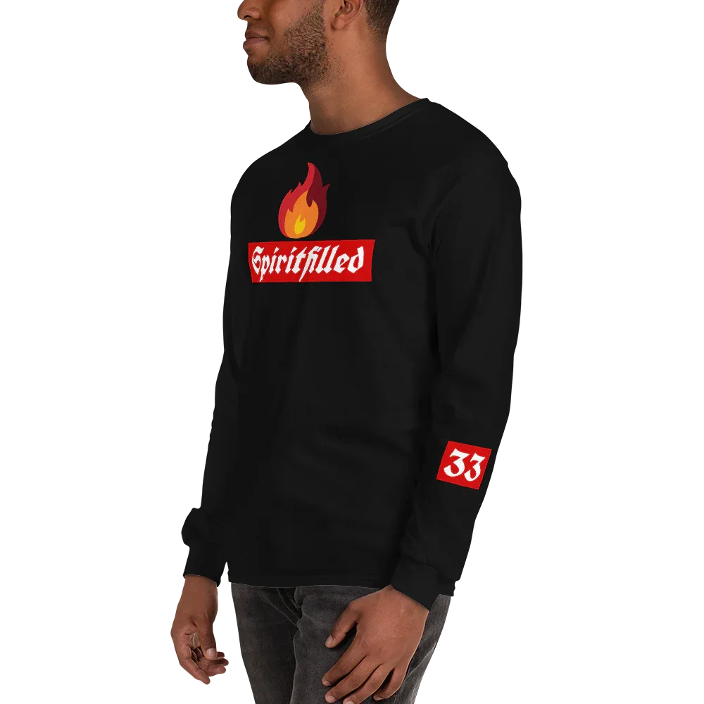 33Spiritfilled Men’s Long Sleeve Shirt - Da G.A.T.E 33
