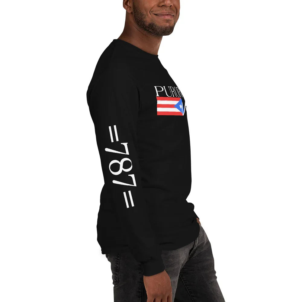 PRAY FOR PR Men’s Long Sleeve Shirt - Da G.A.T.E 33