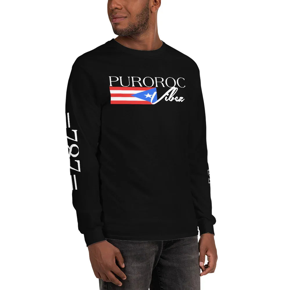 PRAY FOR PR Men’s Long Sleeve Shirt - Da G.A.T.E 33