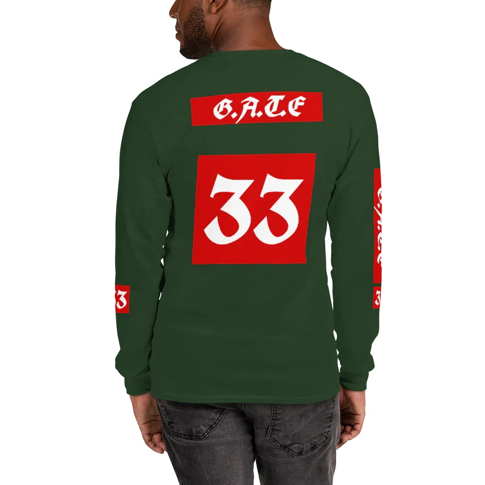 33Spiritfilled Men’s Long Sleeve Shirt - Da G.A.T.E 33