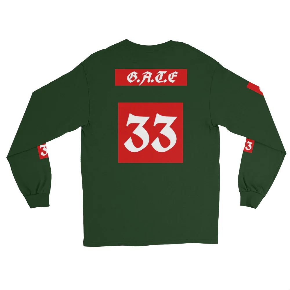 33Spiritfilled Men’s Long Sleeve Shirt - Da G.A.T.E 33