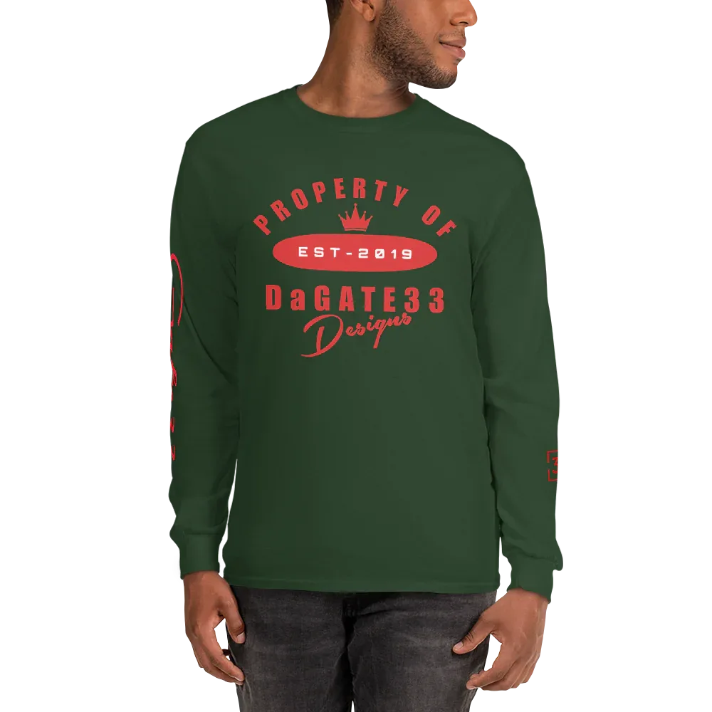 Gate33 Men’s Long Sleeve Shirt - Da G.A.T.E 33