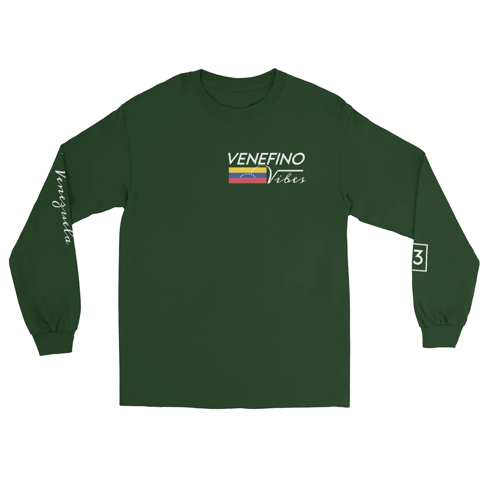 Pray for Venezuela Men’s Long Sleeve Shirt - Da G.A.T.E 33