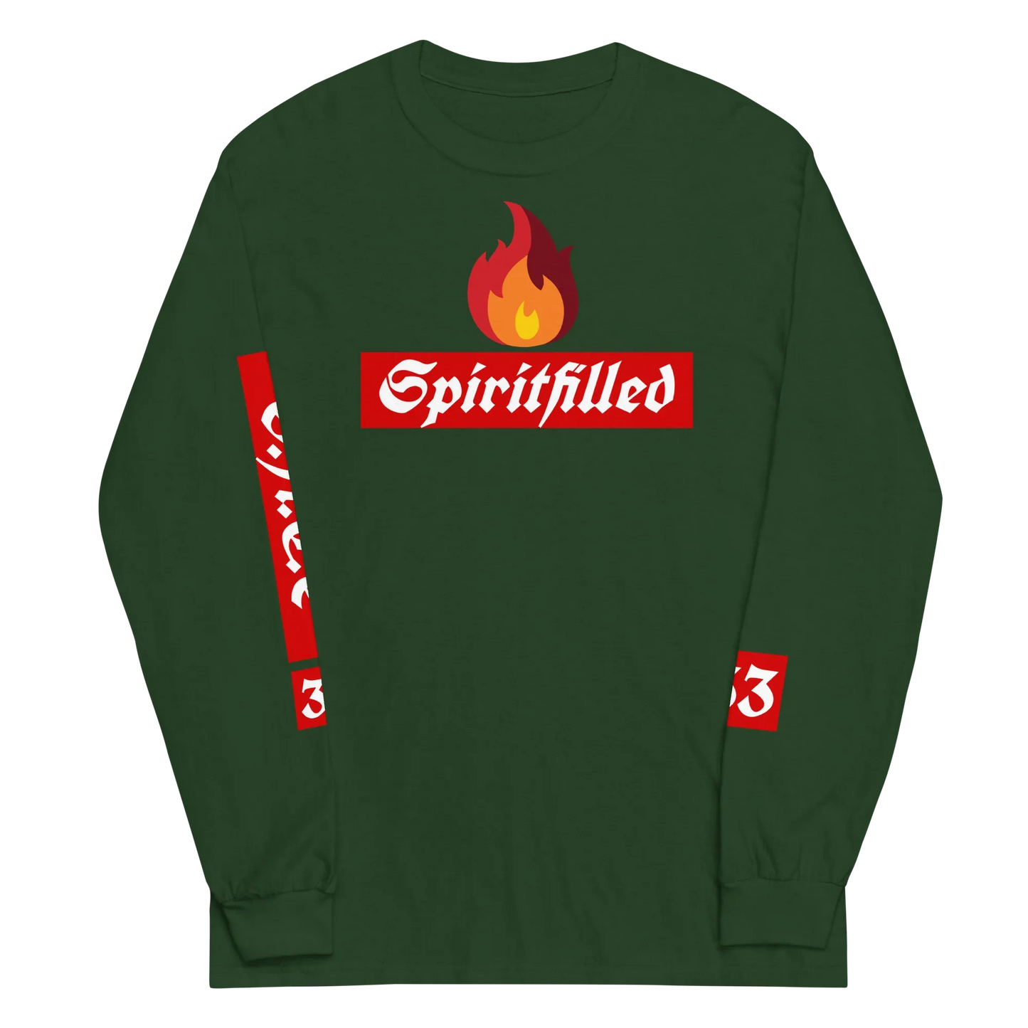 33Spiritfilled Men’s Long Sleeve Shirt - Da G.A.T.E 33