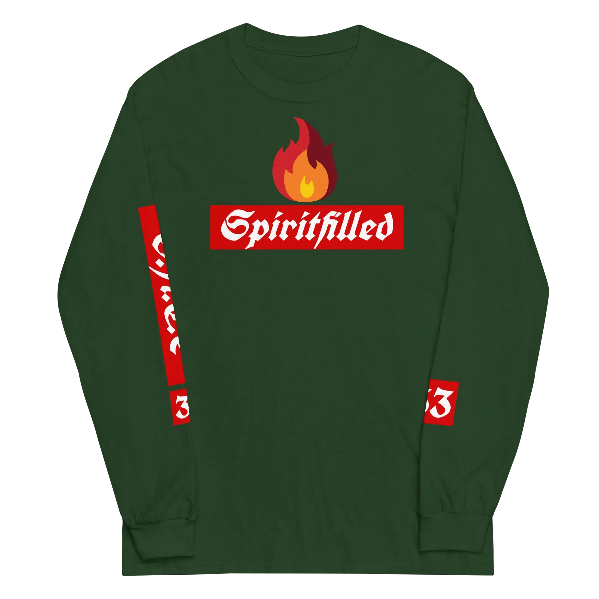 33Spiritfilled Men’s Long Sleeve Shirt - Da G.A.T.E 33