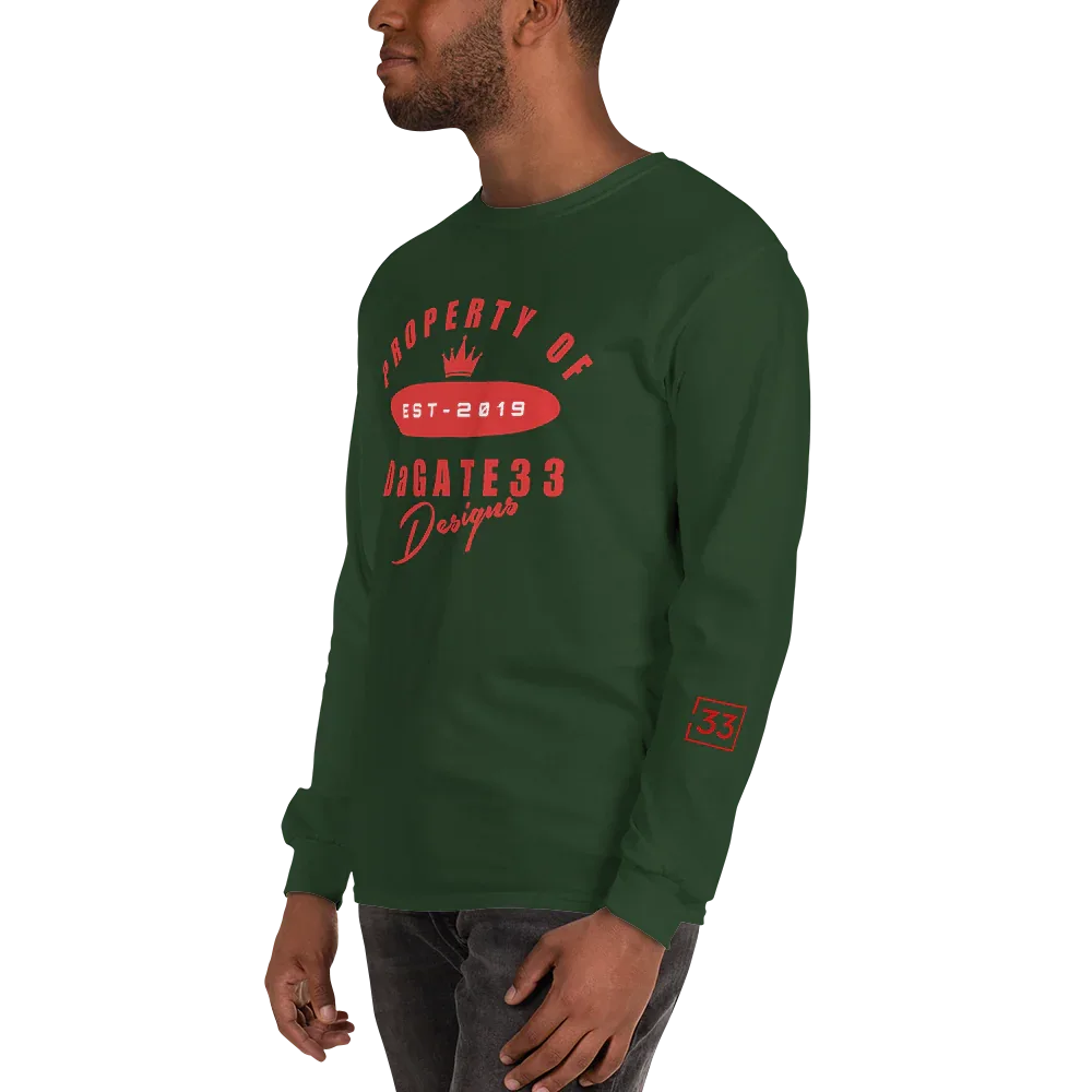 Gate33 Men’s Long Sleeve Shirt - Da G.A.T.E 33