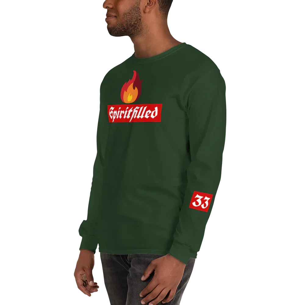 33Spiritfilled Men’s Long Sleeve Shirt - Da G.A.T.E 33