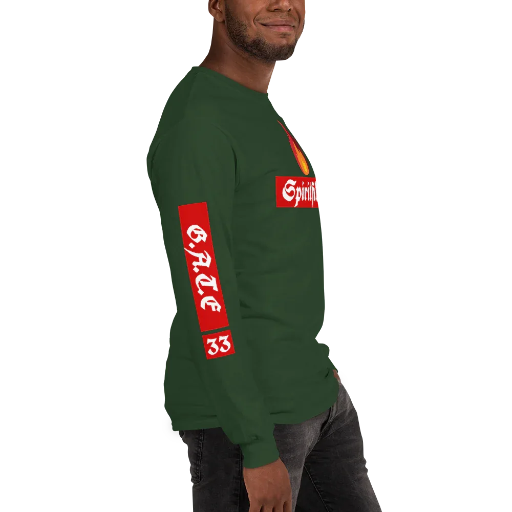 33Spiritfilled Men’s Long Sleeve Shirt - Da G.A.T.E 33