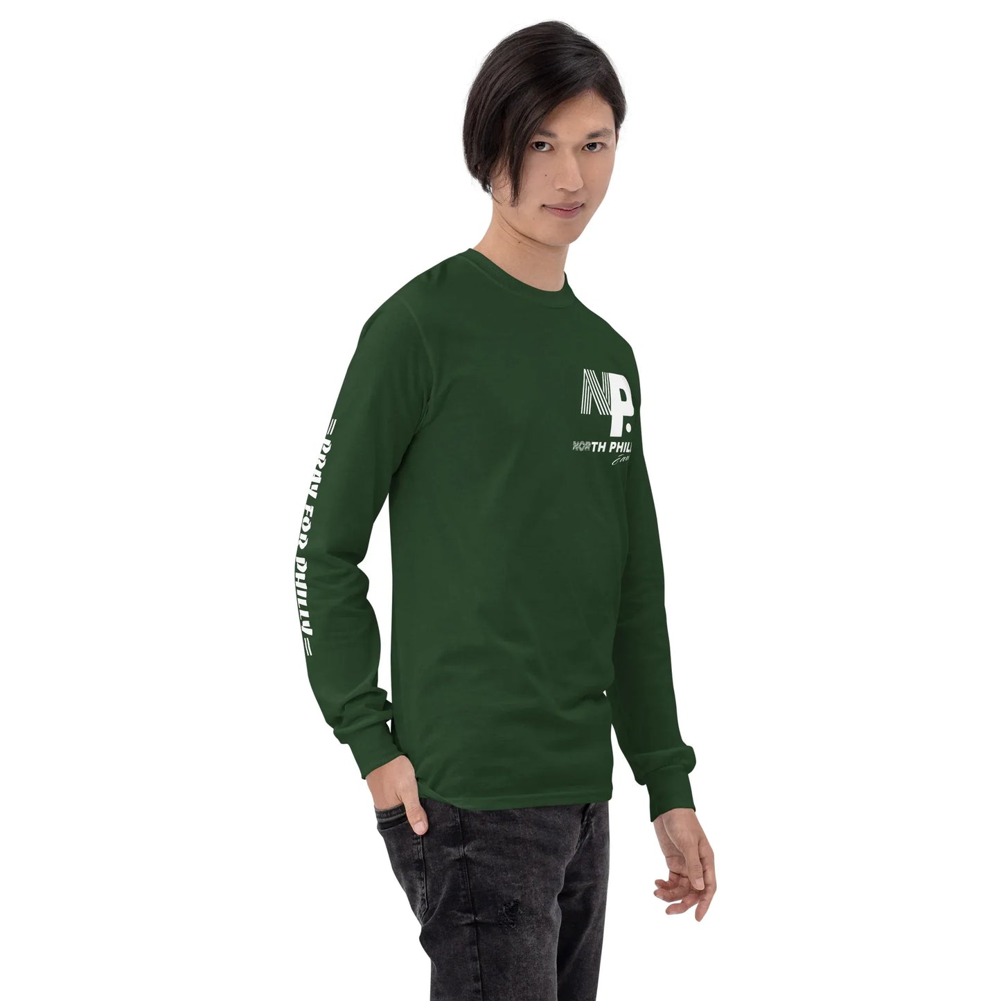PRAY FOR PHILLY Men’s Long Sleeve Shirt - Da G.A.T.E 33