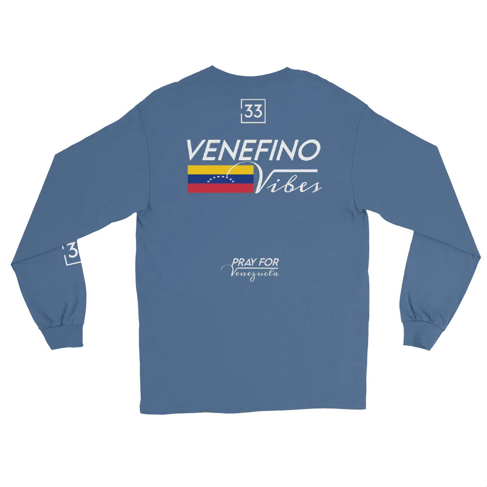 Pray for Venezuela Men’s Long Sleeve Shirt - Da G.A.T.E 33