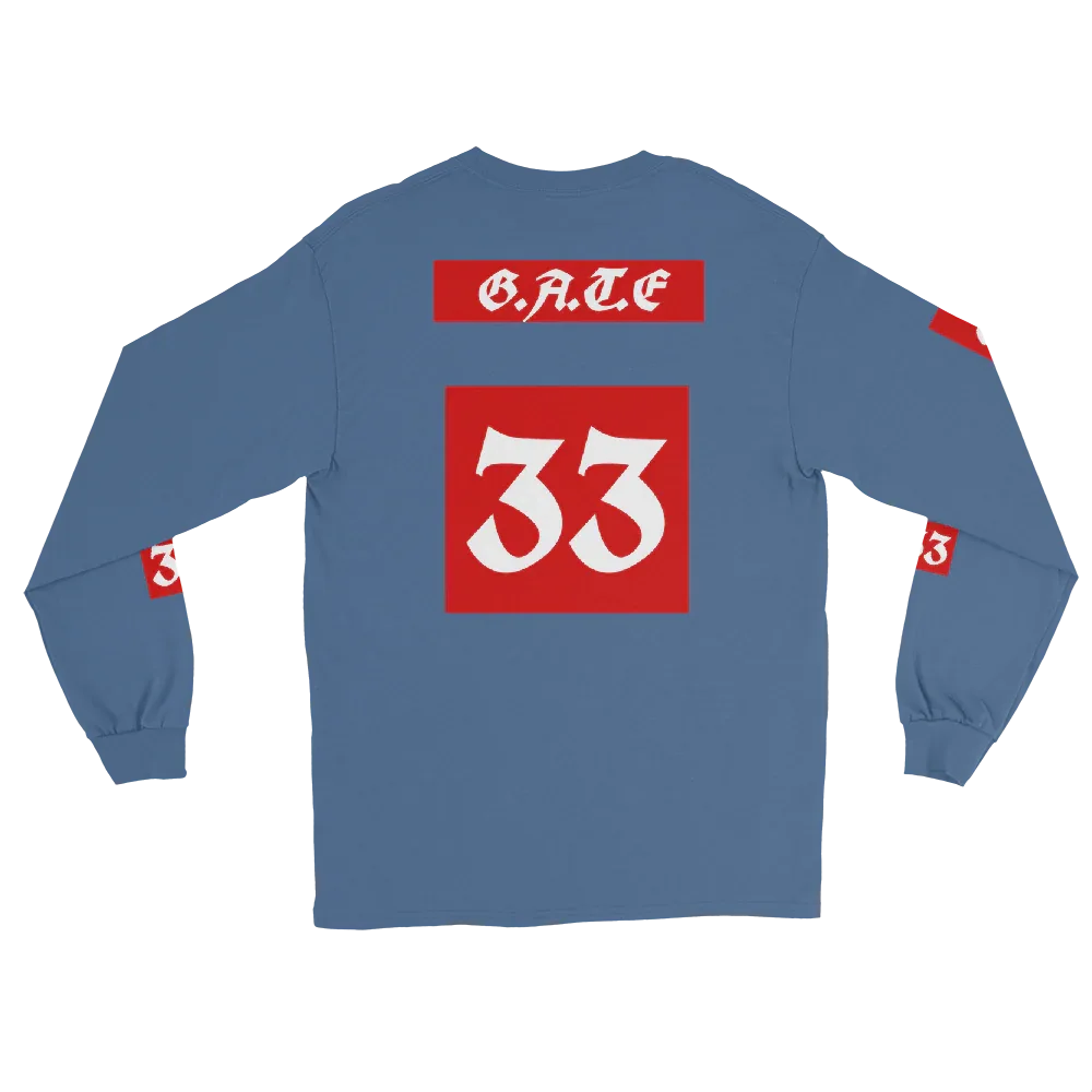 33Spiritfilled Men’s Long Sleeve Shirt - Da G.A.T.E 33