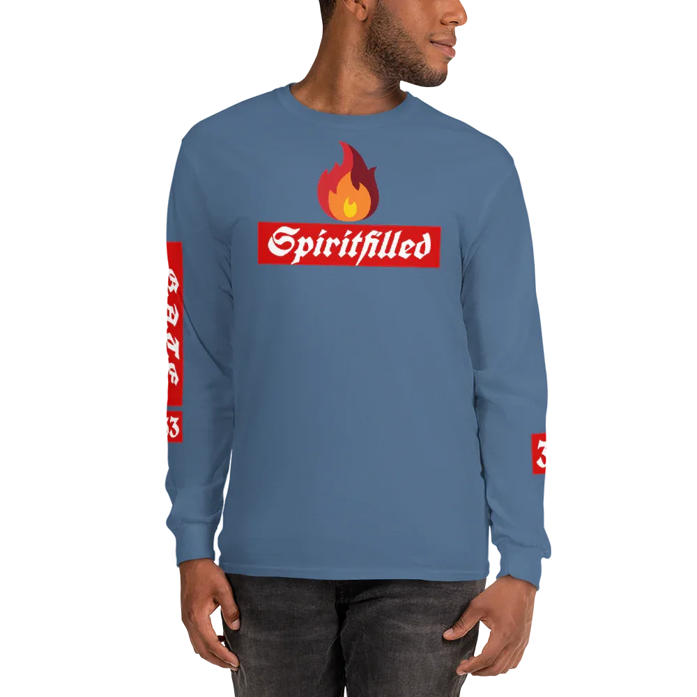 33Spiritfilled Men’s Long Sleeve Shirt - Da G.A.T.E 33