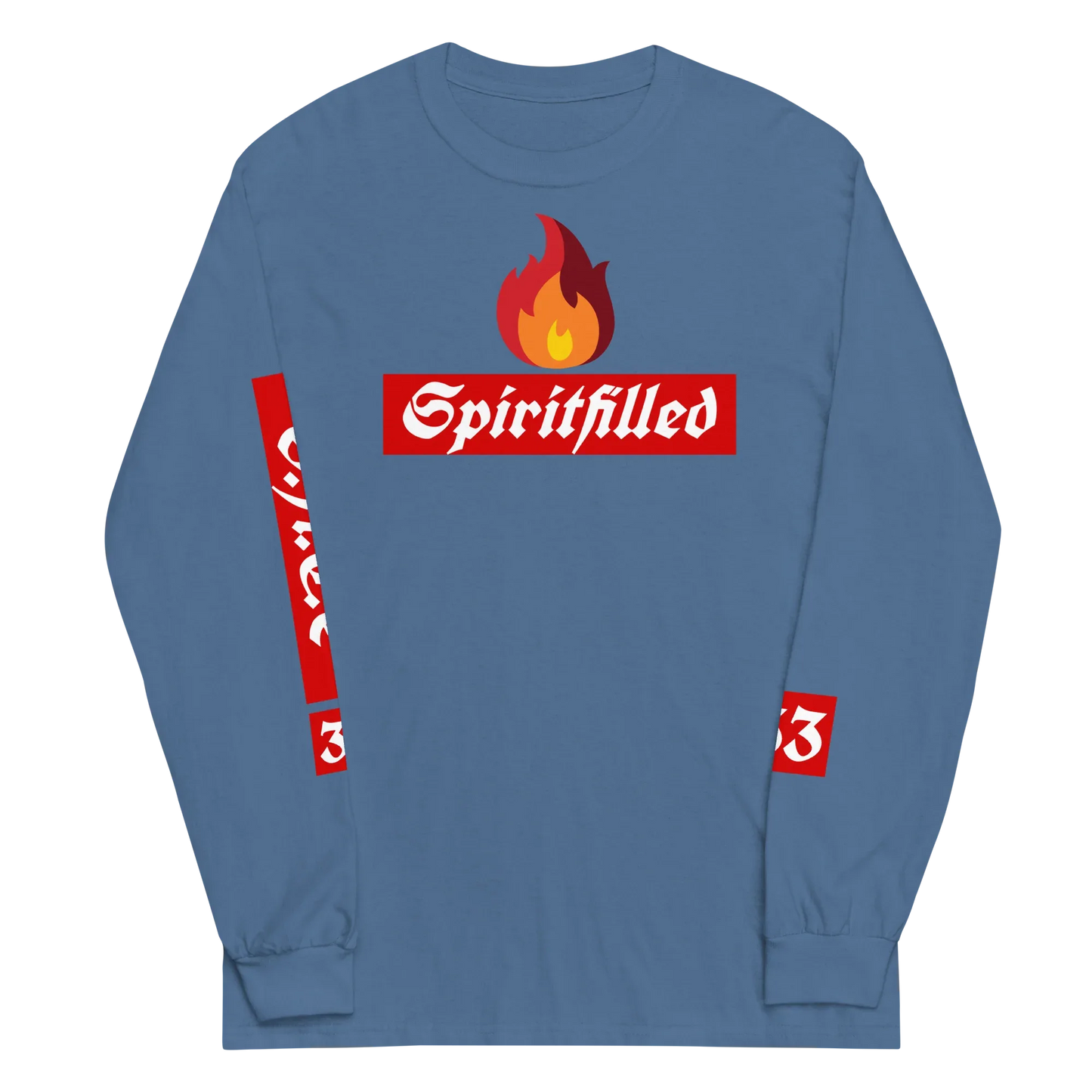 33Spiritfilled Men’s Long Sleeve Shirt - Da G.A.T.E 33