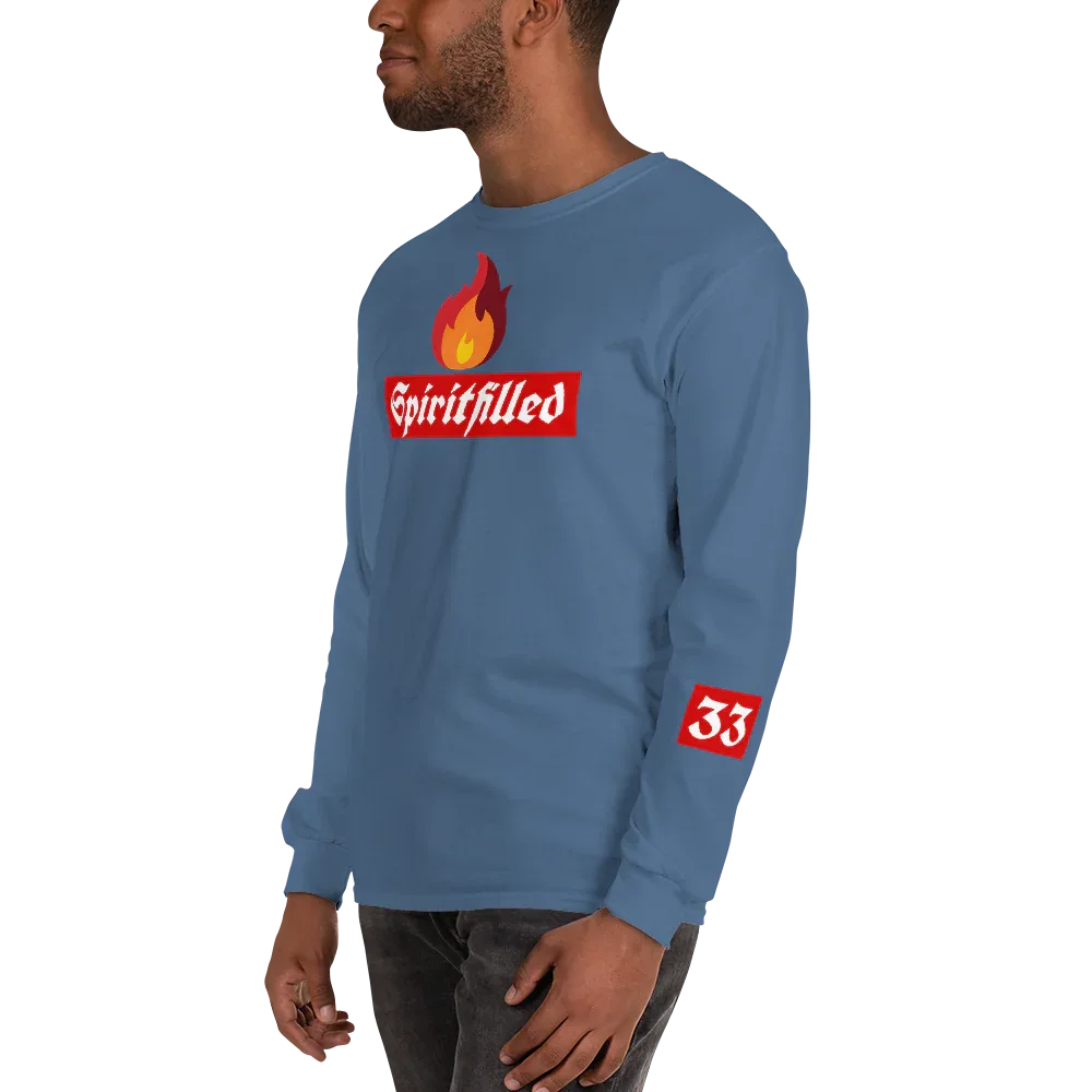 33Spiritfilled Men’s Long Sleeve Shirt - Da G.A.T.E 33