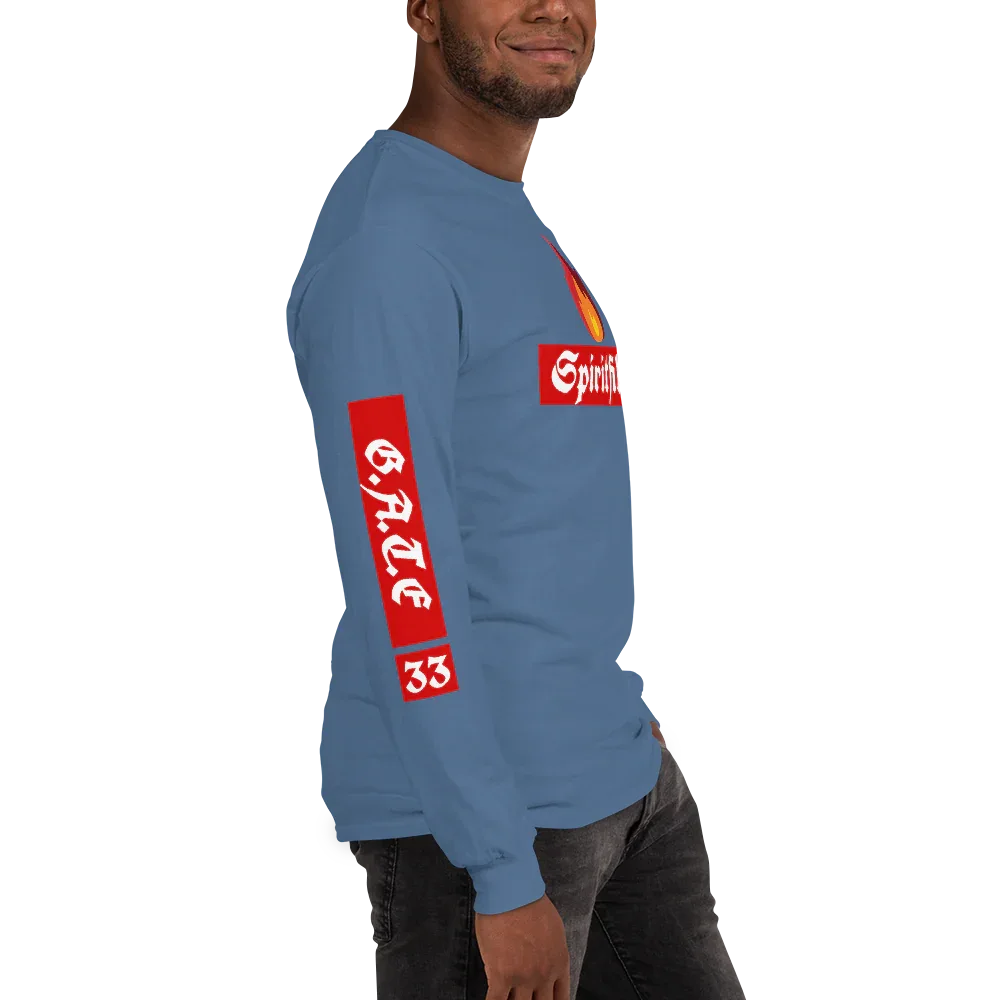 33Spiritfilled Men’s Long Sleeve Shirt - Da G.A.T.E 33