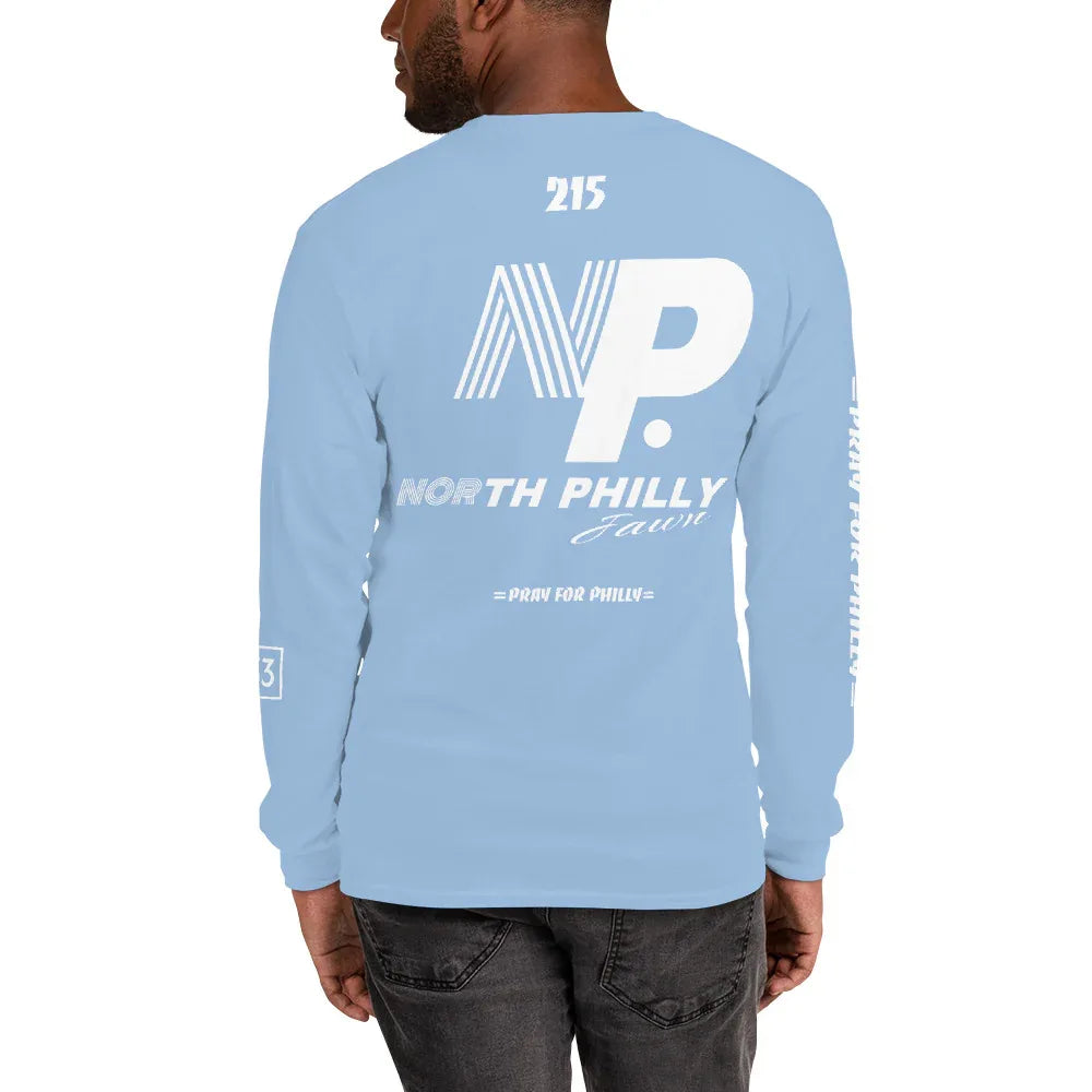 PRAY FOR PHILLY Men’s Long Sleeve Shirt - Da G.A.T.E 33