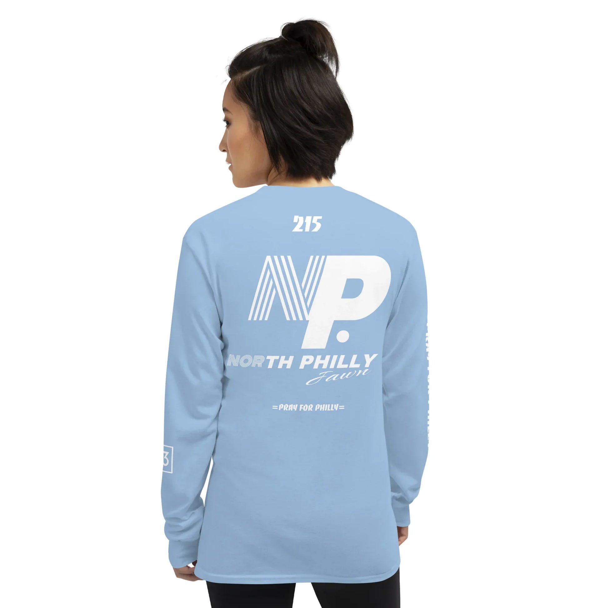 PRAY FOR PHILLY Men’s Long Sleeve Shirt - Da G.A.T.E 33