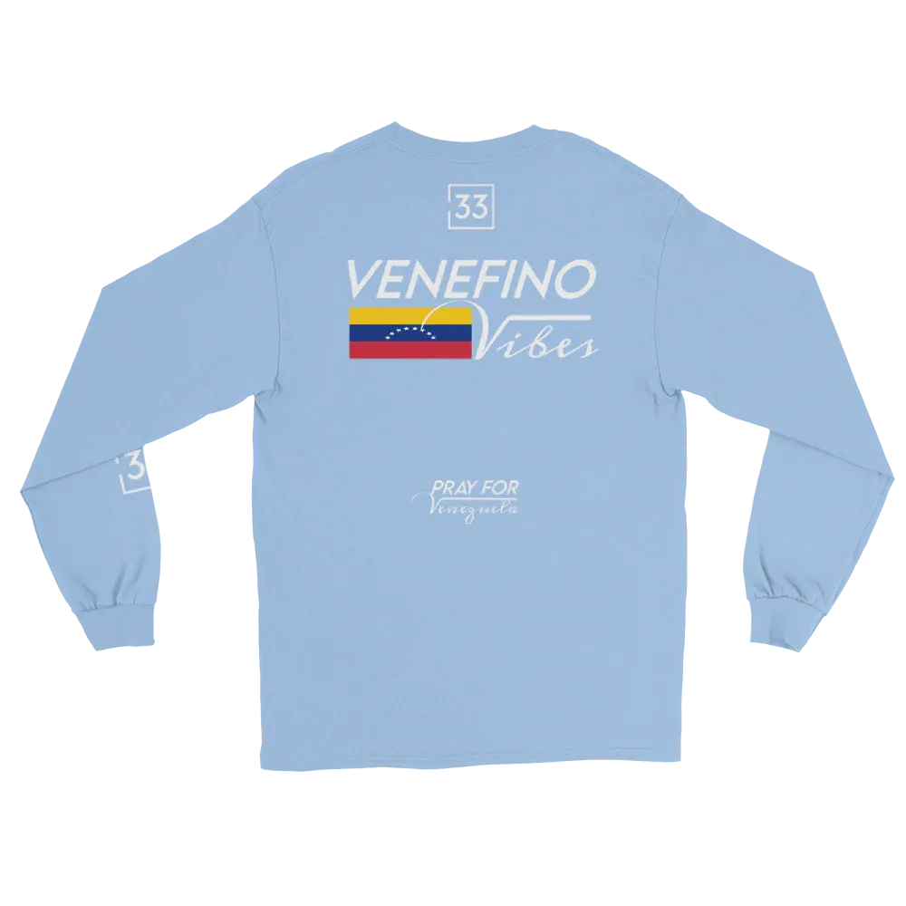 Pray for Venezuela Men’s Long Sleeve Shirt - Da G.A.T.E 33
