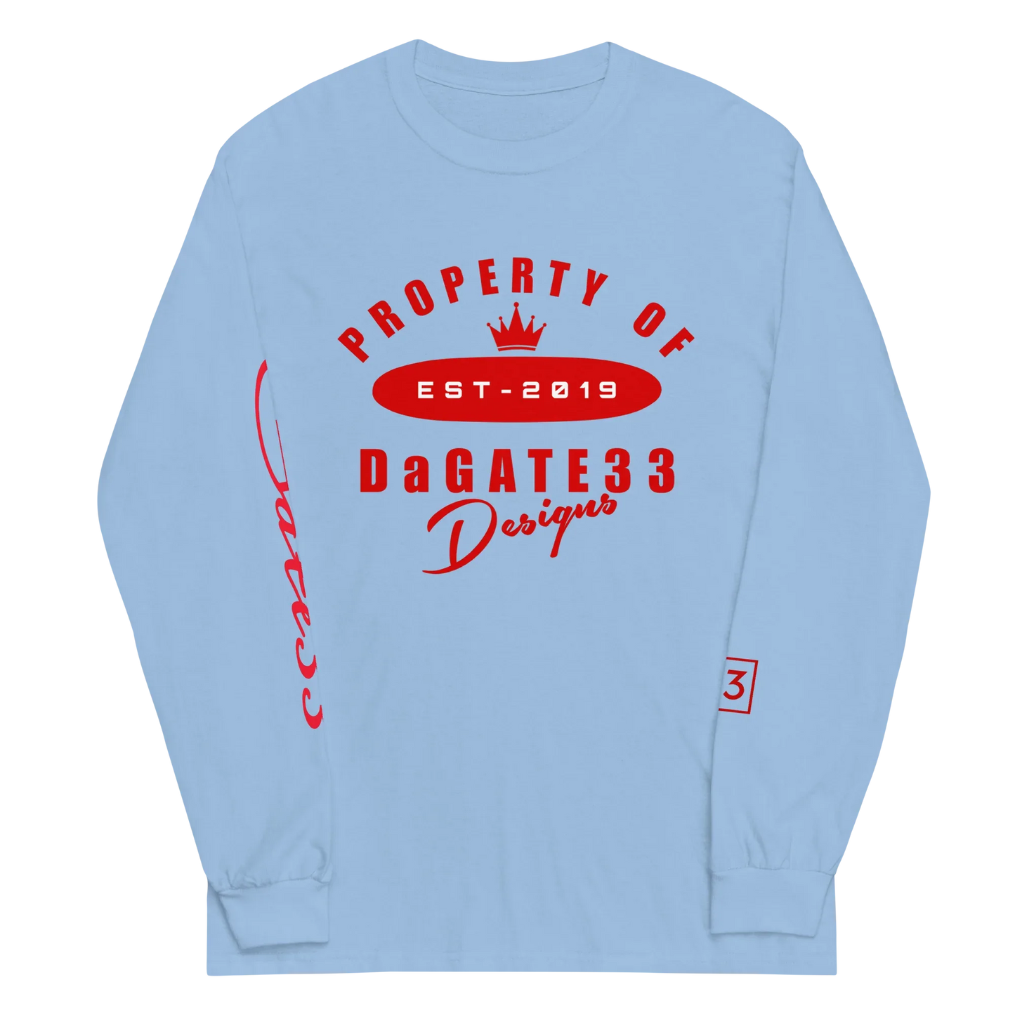 Gate33 Men’s Long Sleeve Shirt - Da G.A.T.E 33