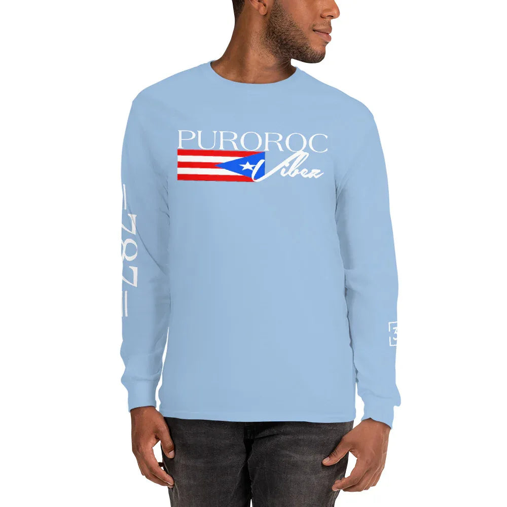 PRAY FOR PR Men’s Long Sleeve Shirt - Da G.A.T.E 33