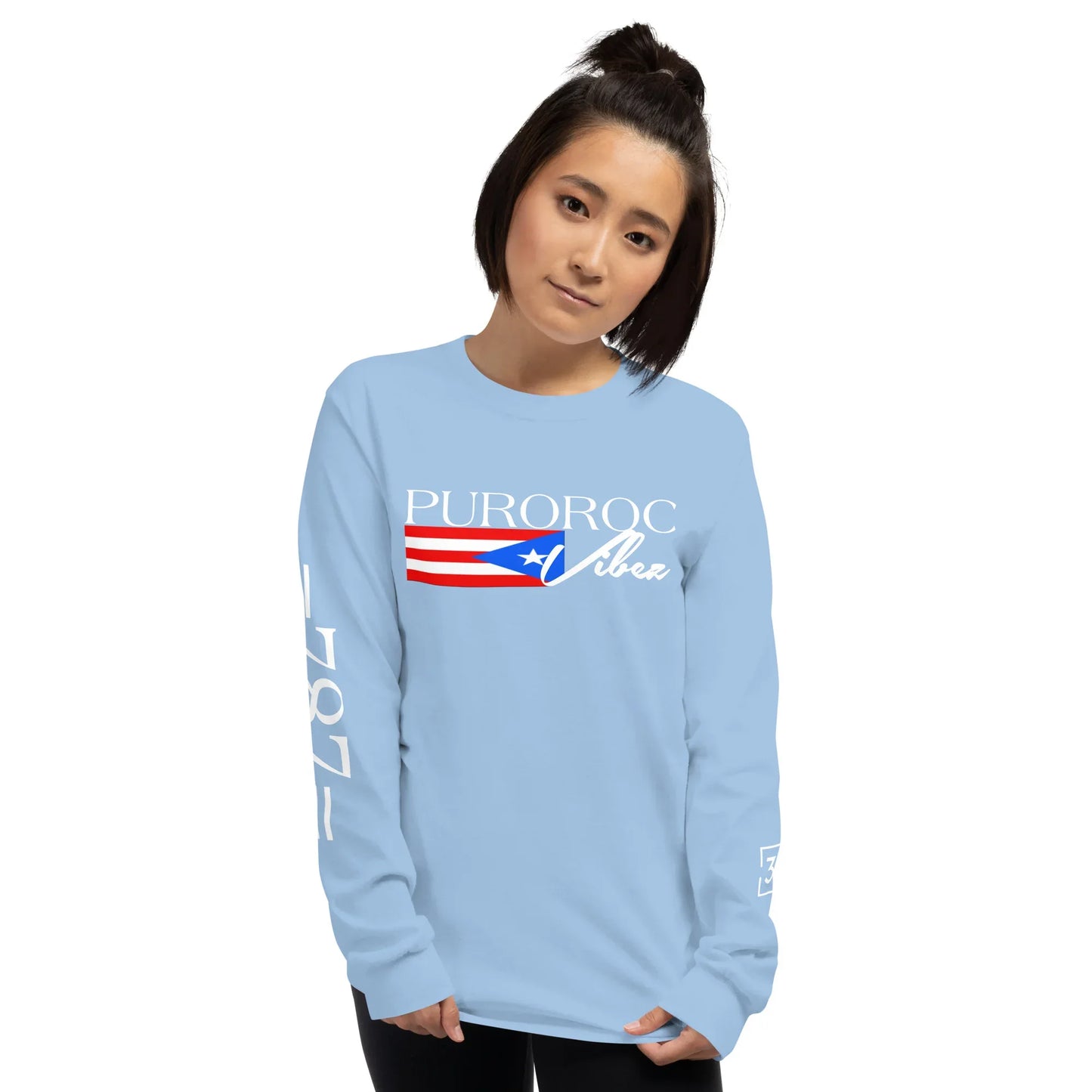 PRAY FOR PR Men’s Long Sleeve Shirt - Da G.A.T.E 33